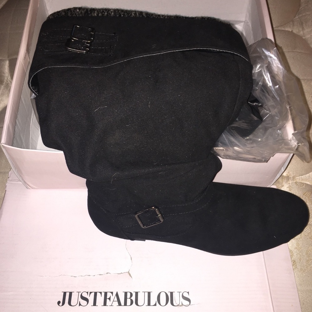Black boots